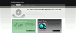 Desktop Screenshot of doublecluepon.com